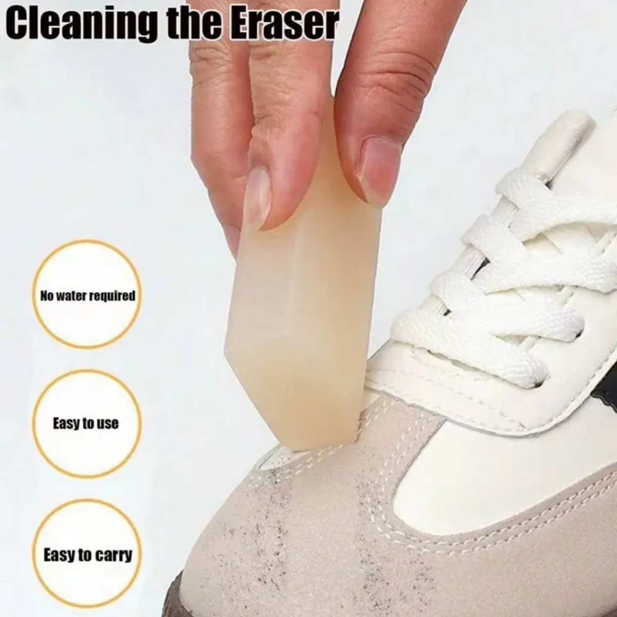 Sneaker Cleaner - Portable Rubber Shoe Cleaner Eraser Dry