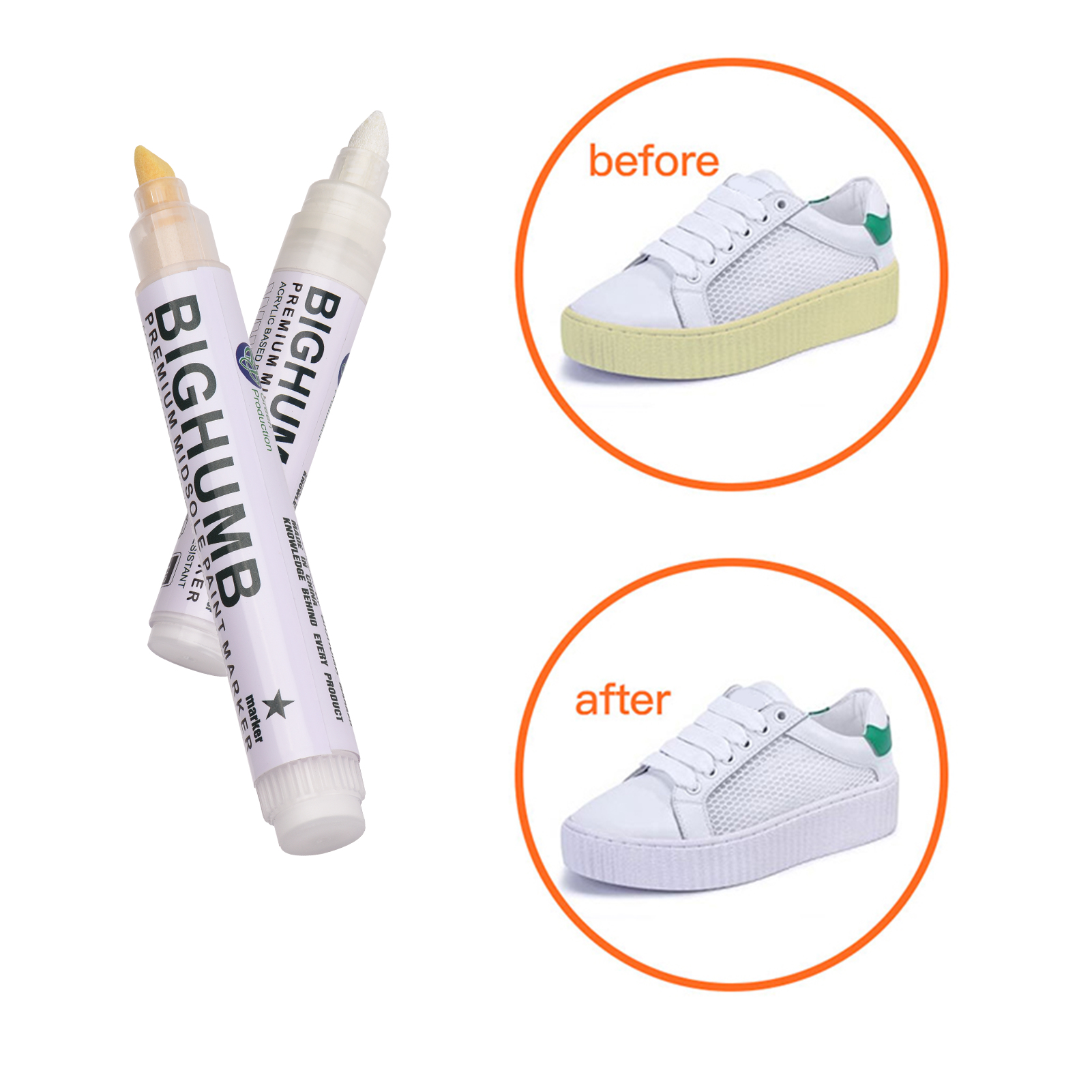 Sneaker Cleaner - Pen BIGTHUMB Premium Midsole Paint Marker
