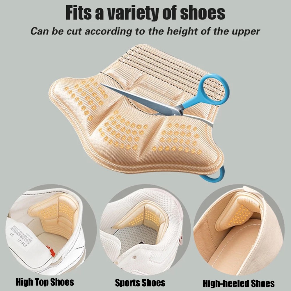 4pcs Heel Pads for Sport Shoes - огляд і ціна Heel Liner Grip
