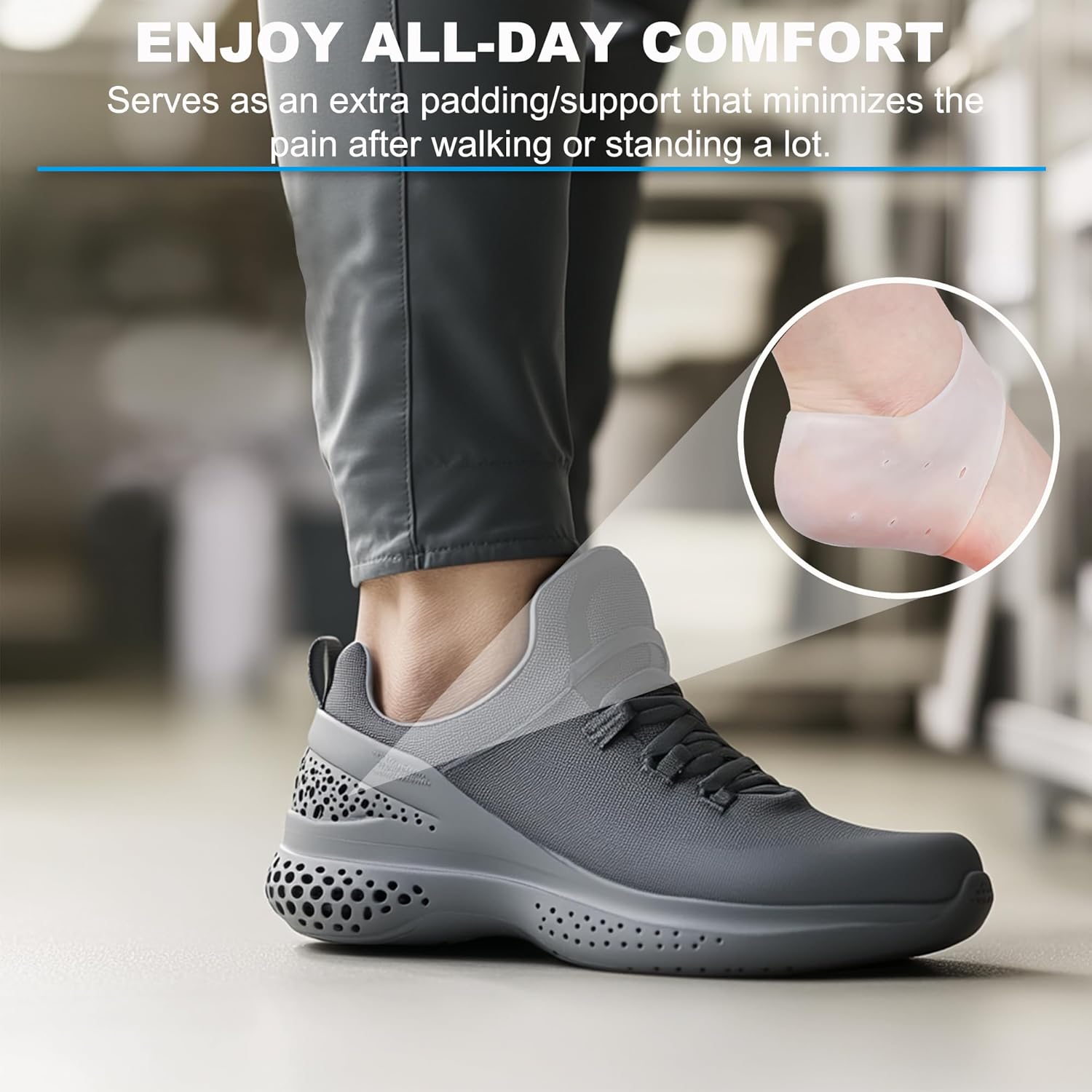 Gel Heel Protector for Heel Pa - огляд і ціна Heel Liner Grip